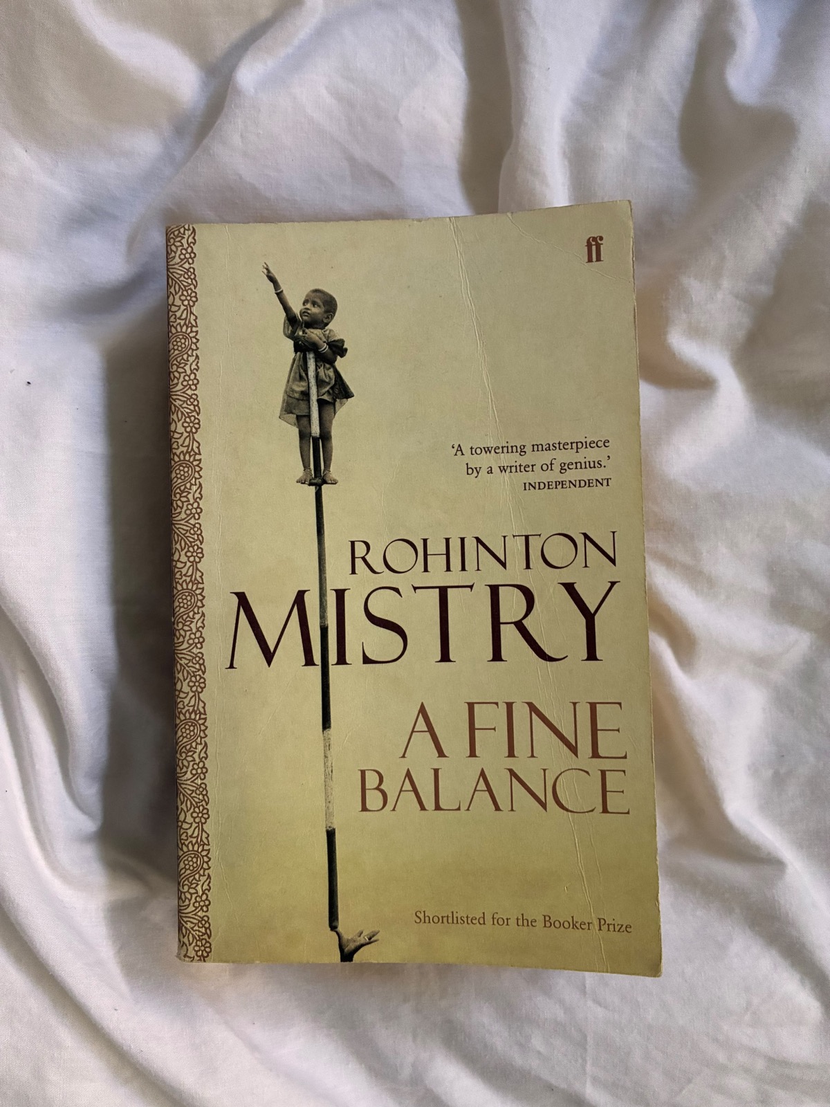 A Fine Balance cover